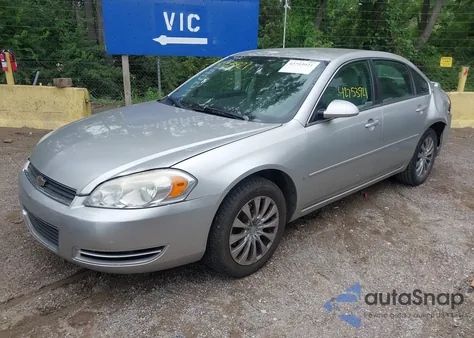 2006 Chevrolet Impala Lt из США, поврежденный, VIN 2G1WT58K269416028